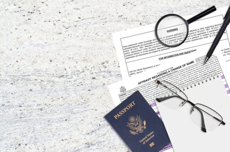 Place a Name change ad for a passport in the newspapers or online